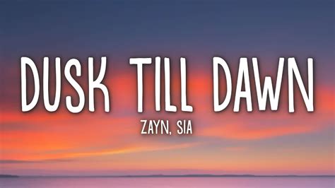 dusk till dawn meaning in tagalog|The Meaning Behind The Song: Dusk Till Dawn by Zayn ft. Sia.